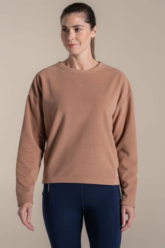 Image of Craghoppers Womens Miska Insulating Fleece in Brown Size: 10 Brown Female 10