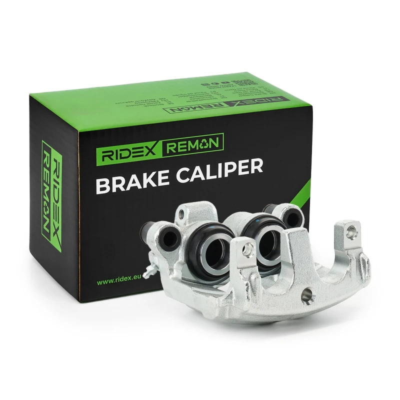 Image of RIDEX REMAN 78B0989R Brake caliper Front Axle, with holding frame Brake Caliper (78)