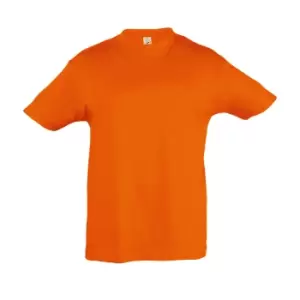 Image of SOLS Kids Regent Short Sleeve T-Shirt (12yrs) (Orange)