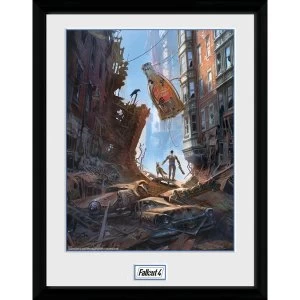 image of Fallout 4 Street Scene Collector Print