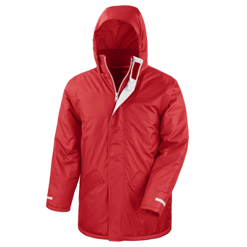 Image of Result Core Mens Winter Parka in Red Size: Small Red Male S