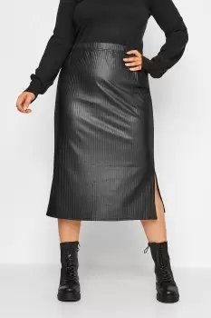 Image of Ribbed Midaxi Skirt