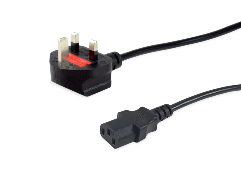 Image of Equip UK Power Cord. C13 to BS1363. 10m. 10A Fuse