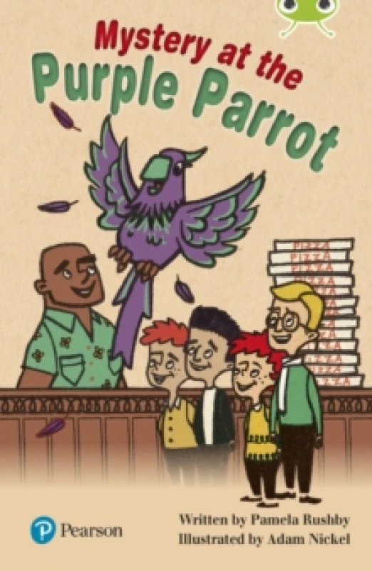 Image of Pamela Rushby Bug Club Independent Fiction Year Two Lime Plus B Mystery at the Purple Parrot Book Multi unisex