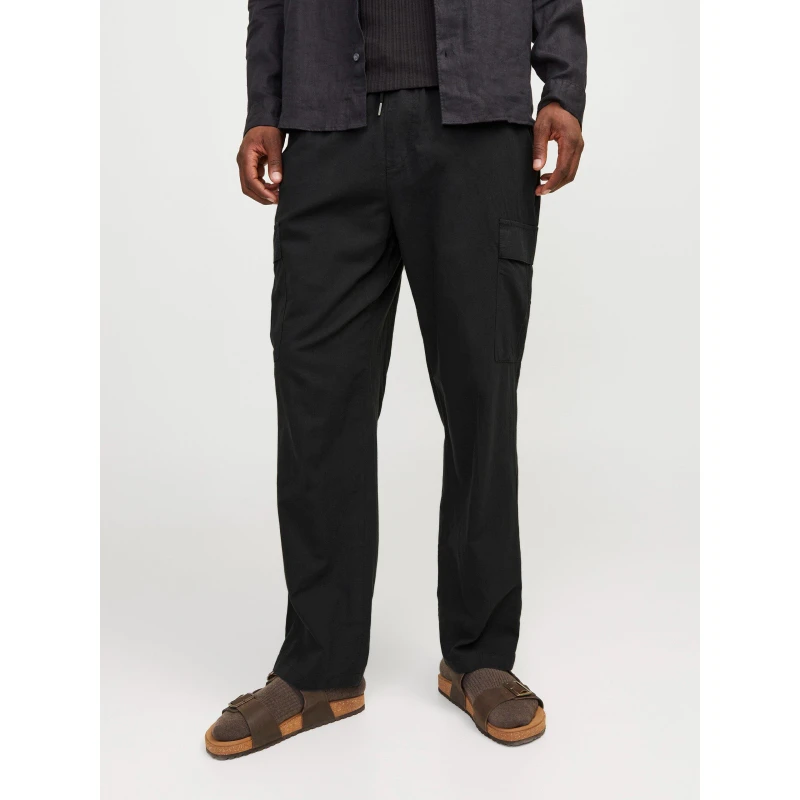 Image of Jack and Jones Karl Cargo Trousers Mens - Black XS