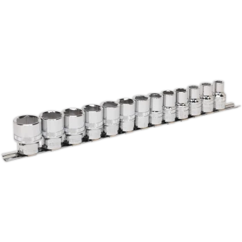 Image of Sealey 13 Piece 1/2" Drive Lock On Hexagon Socket Set 1/2"