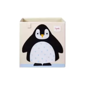 Image of 3 Sprouts Storage Box - Black Penguin