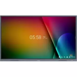 image of Viewsonic VS IFP 75 40 point 400 NIT Interactive flat panel 190.5cm (75") LCD 350 cd/m 4K Ultra HD Grey Touch Screen Built-in processor Android 11