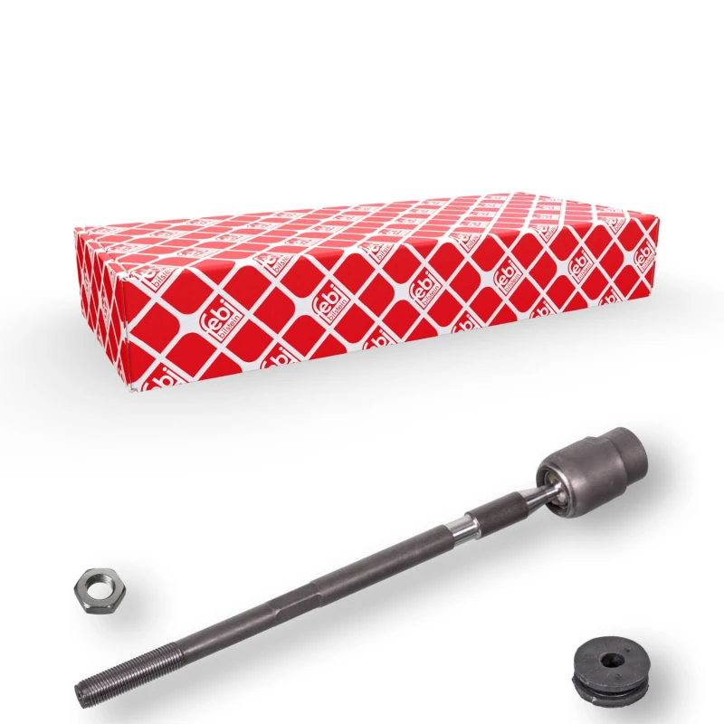 Image of FEBI BILSTEIN 100710 Inner Tie Rod OE Turbo NEW, Front Axle Right, with counter nut Inner Tie Rod (51)