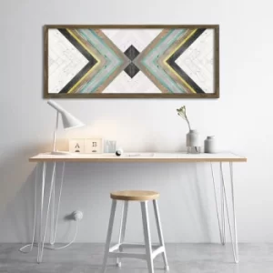 Image of TAH077 Multicolor Decorative Framed MDF Painting