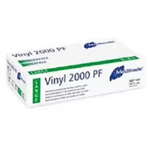 Image of Meditrade Meditrade Vinyl 2000 PF 02243913 100 pc(s) Disposable glove Size S