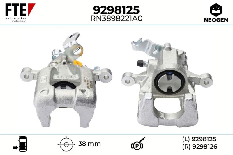 Image of Brake caliper FTE 9298125