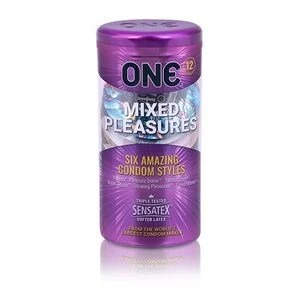 Image of ONE Mixed pleasures condoms 12 pack