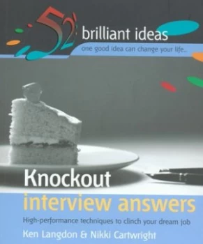 Image of Knockout Interview Answers by Ken Langdon and Nikki Cartwright Paperback