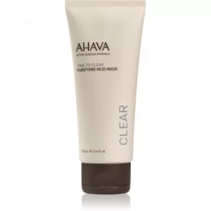 image of Ahava Time To Clear Purifying Mud Mask 100ml