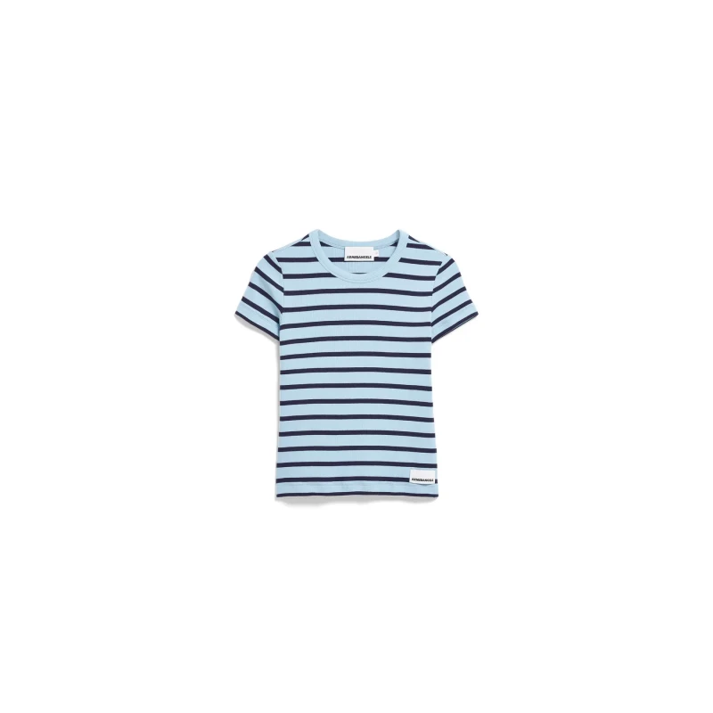 Image of ARMEDANGELS Womens T-Shirt Armedangels Kardaa Raye Bleu Female XL