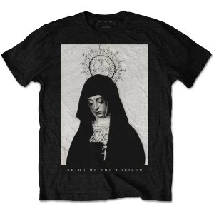 image of Bring Me The Horizon - Nun Unisex Small T-Shirt - Black