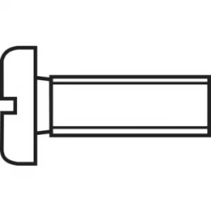 Image of TOOLCRAFT 814644 Allen screws M2 16mm Slot DIN 84 Steel zinc plated 100 pc(s)