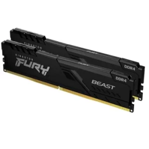 Image of Kingston Fury Beast 32GB Kit (2 x 16GB), DDR4, 3200MHz (PC4-25600), CL16, DIMM Memory