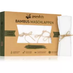Image of Pandoo Bamboo Washcloth washcloth 25 x 25cm 6 pc