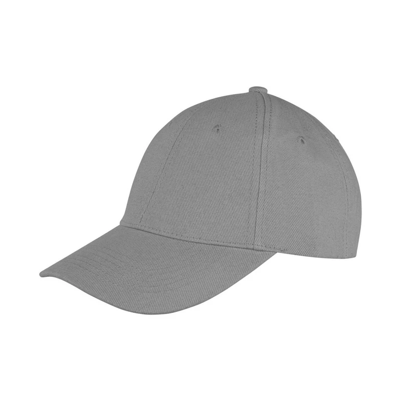 Image of Result Result Men Memphis Brushed Cotton Cap in Mid Grey Mid Grey One Size Male 5063425930067