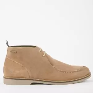 Image of Barbour Mens Terris Suede Desert Boots - Sand - UK 10