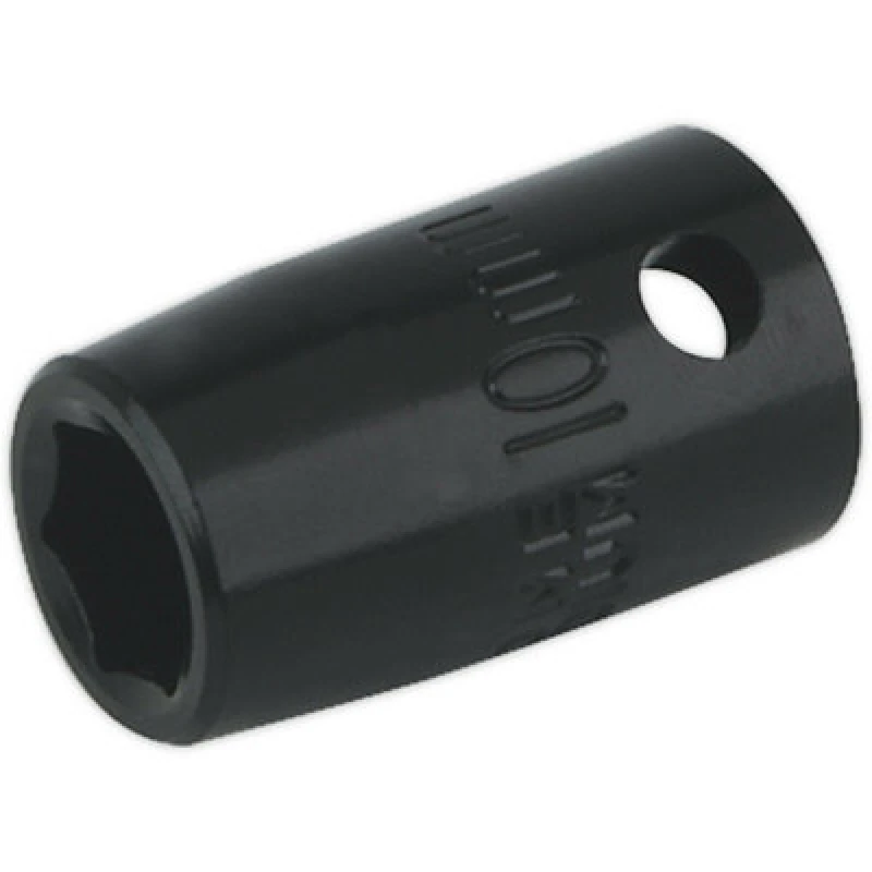 Image of Loops 10mm Forged Impact Socket - 3/8 Inch Sq Drive - Chrome-Vanadium Wrench Socket Multi