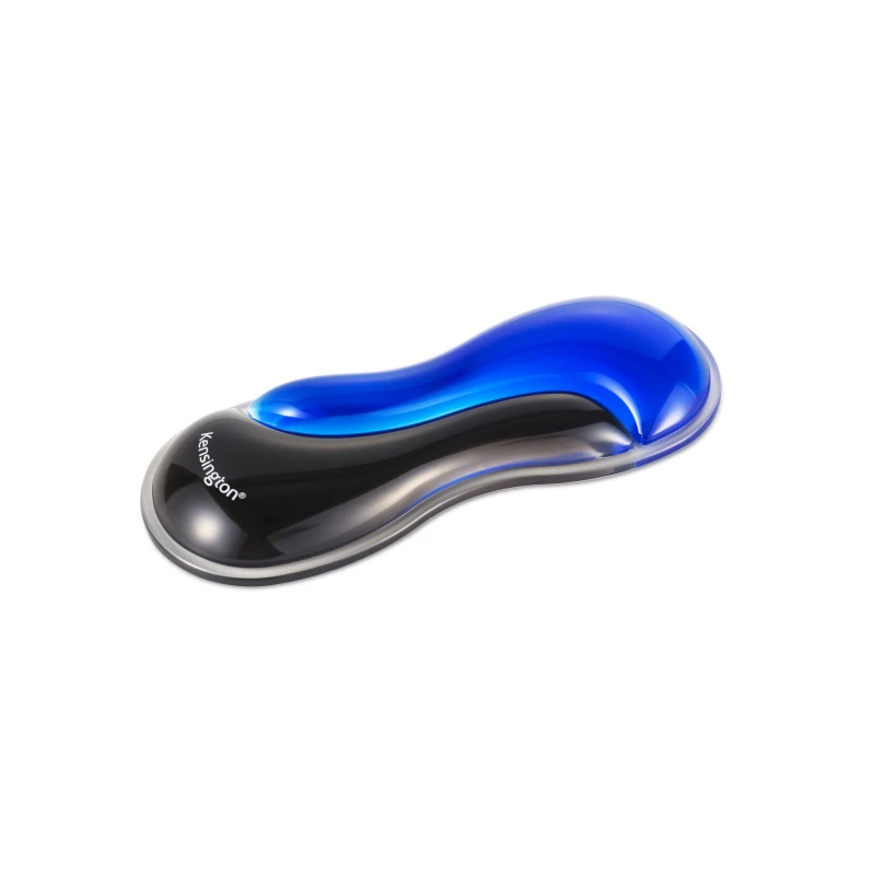 Image of Kensington K62439WW Slim Duo Gel Mouse Trackball Blue Wrist Rest