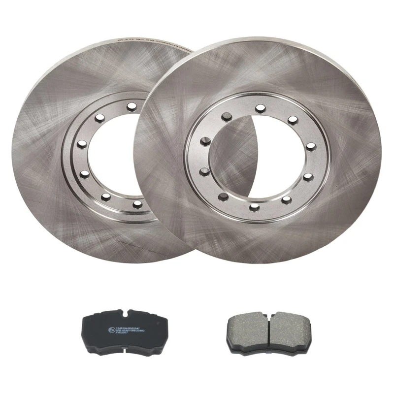 Image of RIDEX 3405B2367 Brake disc and pads set Rear Axle, Brake Disc Type: Solid, prepared for wear warning indicator Brake Set,disc brakes (3405)