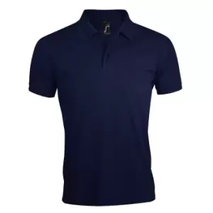 Image of SOLs Mens Prime Pique Plain Short Sleeve Polo Shirt (3XL) (French Navy)