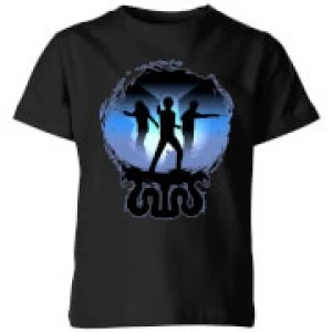 image of Harry Potter Silhouette Attack Kids T-Shirt - Black - 11-12 Years