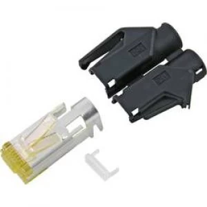 Image of Hirose Electronic RJ45C6A SW RJ45 Plug straight Black