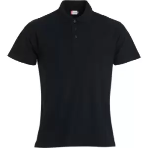Image of Clique Mens Basic Polo Shirt (4XL) (Black)