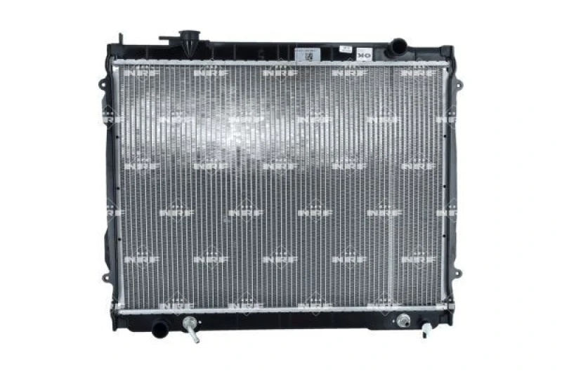 Image of NRF 56119 Engine radiator EASY FIT Brazed cooling fins, Aluminium, with mounting parts Aluminium Radiator,engine cooling (470)