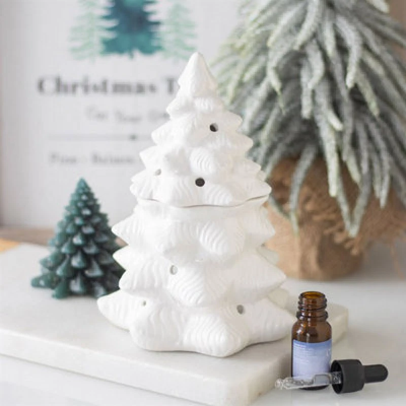 Image of Something Different White Fir Tree Oil Burner And Wax Warmer