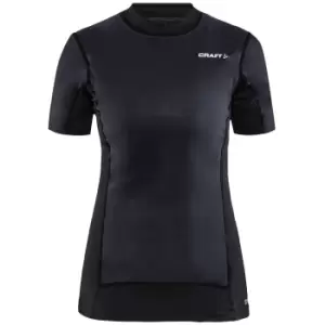 image of Craft Womens/Ladies Extreme X Base Layer Top (L) (Black/Granite)