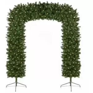 Image of Pre-lit Christmas tree arch - Double