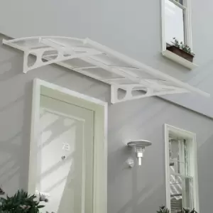 Image of 7' x 5' Palram Canopia Bordeaux 2230 Large Door Canopy - White Mist (2.24m x 1.39m)