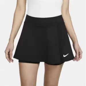Image of Nike Dri-FIT Victory Womens Flouncy Tennis Skirt - Black