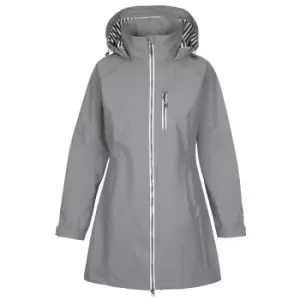 image of Trespass Womens/Ladies Occupy Waterproof Jacket (XL) (Pewter Grey)