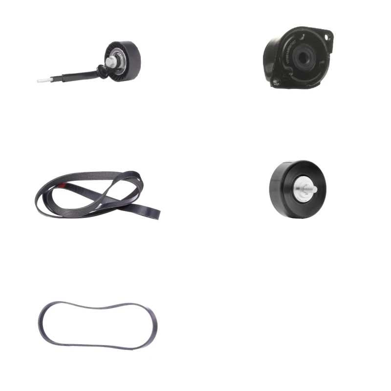 Image of RIDEX 542R0268 V-ribbed belt set EPDM (ethylene propylene diene Monomer (M-class) rubber) V-Ribbed Belt Set (542)