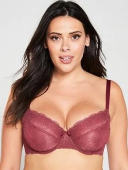 DORINA Curves Kendall Non Padded Bra - Pink, Size 34E, Women