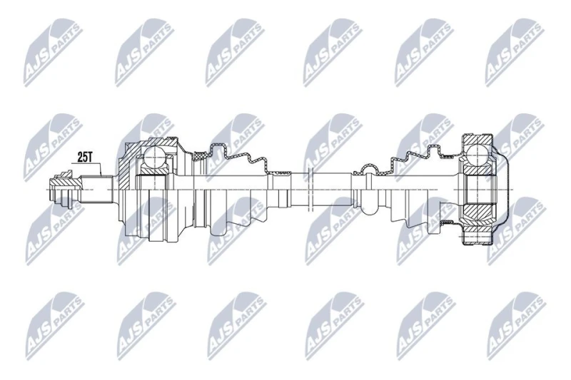 Image of NTY Drive shaft NTY NPW-ME-193