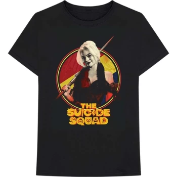 Image of The Suicide Squad - Harley Framed Unisex Large T-Shirt - Black