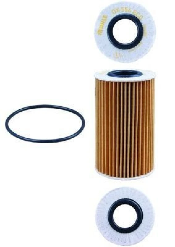 Image of MAHLE OX 554D1 Oil filter Filter Insert, with gasket/seal Oil Filter (7)