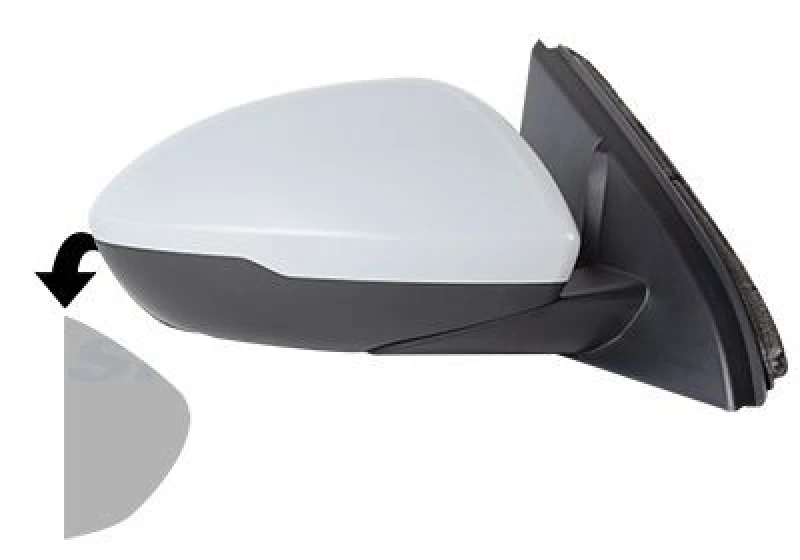 Image of VAN WEZEL Wing mirror VAN WEZEL 3854808
