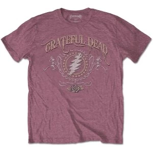 Image of Grateful Dead - Bolt Mens Large T-Shirt - Heather Cardinal