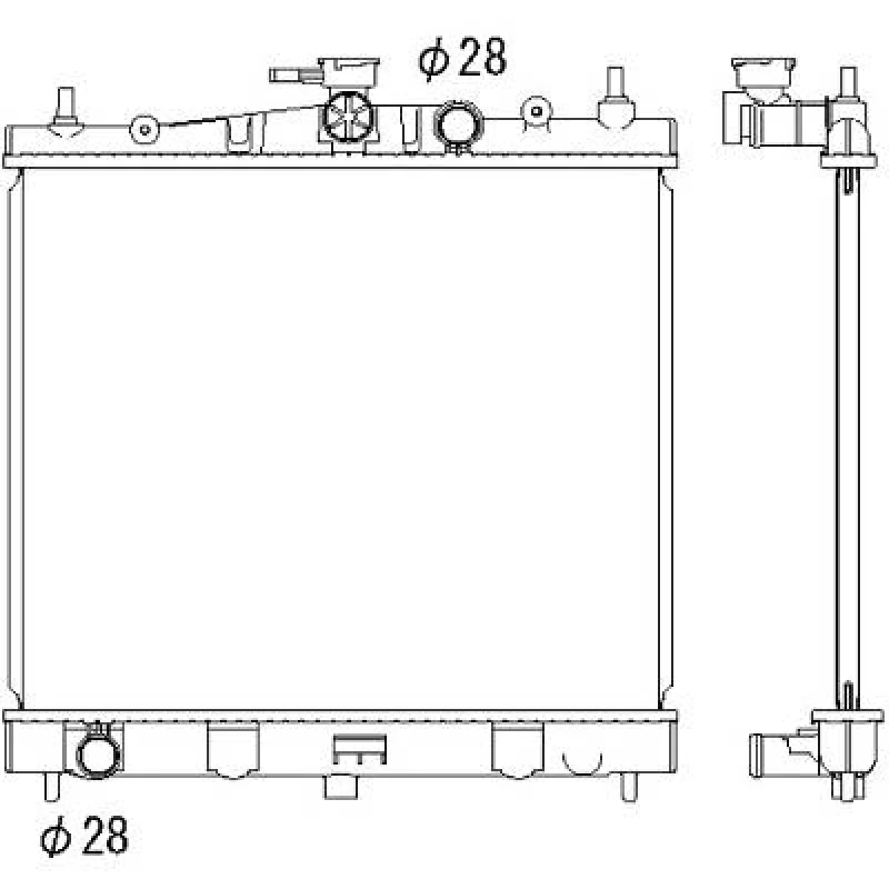 Image of Engine radiator DIEDERICHS DCM1845