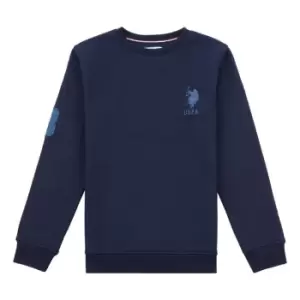 Image of US Polo Assn US Polo Assn Player 3 Crew Sweater Infant Boys - Blue