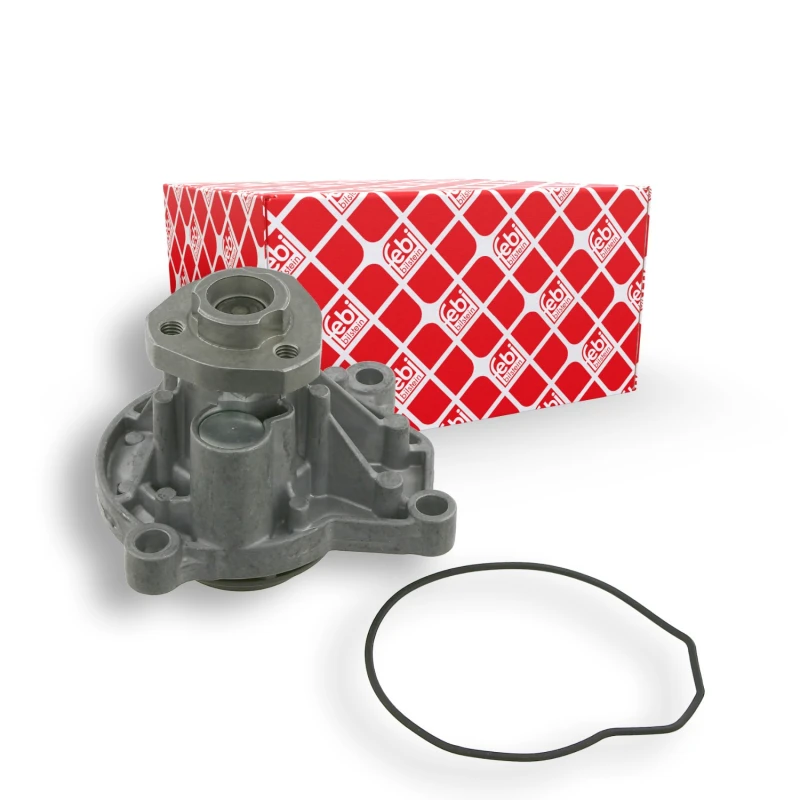 Image of FEBI BILSTEIN Water pump Cast Aluminium 26830 Engine water pump,Water pump for engine VW,SKODA,SEAT,POLO (9N_),Polo Schragheck (6R1, 6C1)